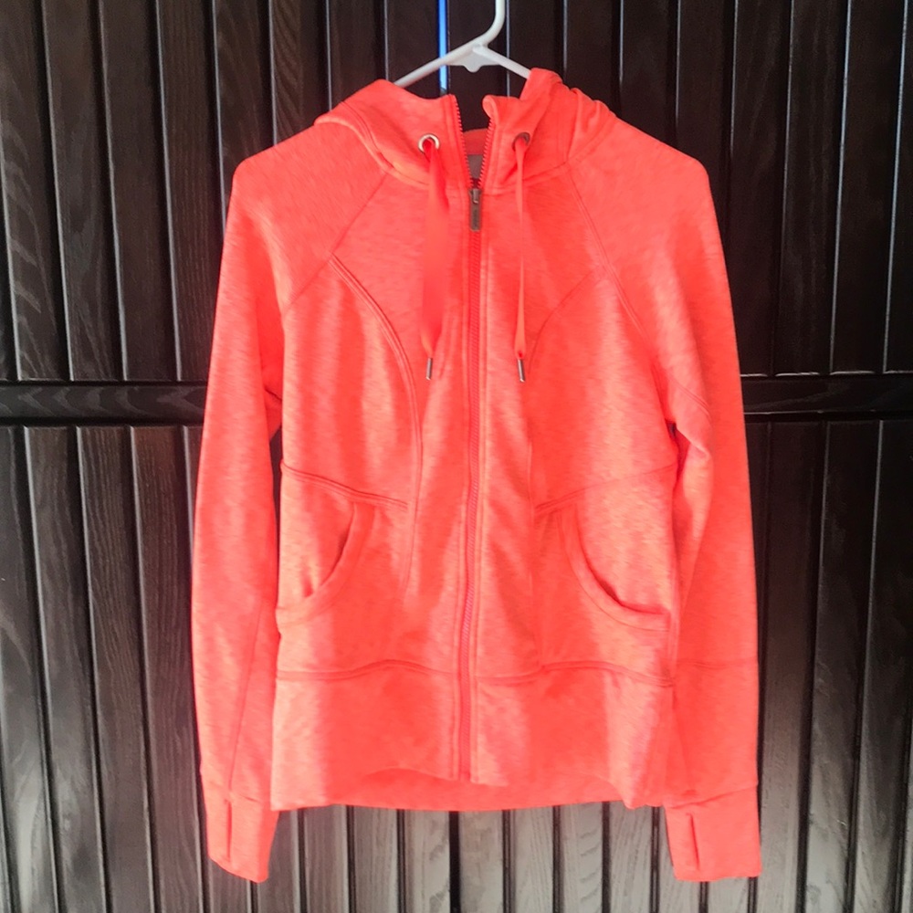 Athlete zip up hoodie.